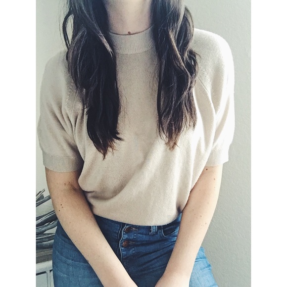 Vintage Sweaters - V I N T A G E  》Mock Neck Sweater
